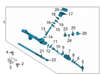 OEM 2021 Hyundai Sonata Gear Assembly-Steering Diagram - 56500-L0000