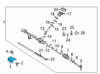 OEM Hyundai Sonata Heat Protector Assembly-Power STEE Diagram - 57280-L1100