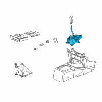 OEM Honda Lever Assy., Change Diagram - 54100-S9A-003