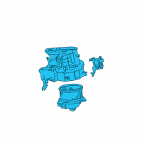 OEM 2001 Toyota Tacoma Blower Assembly Diagram - 87130-04050