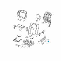 OEM 2011 Nissan Maxima Switch Assembly Seat Lumber Diagram - 87317-ZX01C