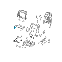 OEM 2010 Nissan Maxima Pad-Front Seat Cushion Diagram - 87361-9N00B