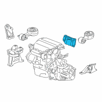 OEM 2015 Honda Civic Bracket, Torque Rod (Lower) Diagram - 50690-TR7-A61