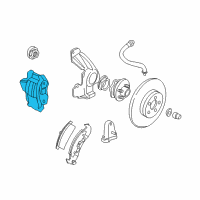 OEM 2004 Pontiac Sunfire Caliper, Front Brake Diagram - 18029941