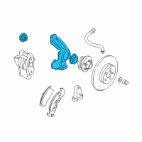 OEM Pontiac Sunfire Seal Kit, Front Wheel Bearing Diagram - 14086700