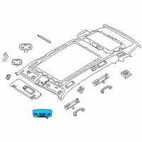 OEM 2022 BMW M8 Gran Coupe INTERIOR READING LIGHT LED R Diagram - 63-31-7-910-818