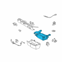 OEM 2002 Lexus RX300 Charcoal Vapor Canister Highlander Diagram - 77740-48080