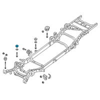 OEM 2020 Ram 1500 Body Hold Down Diagram - 68246280AD