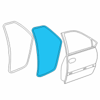 OEM 2007 Dodge Grand Caravan WEATHERSTRIP-Front Door Diagram - 4717720AA