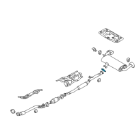 OEM Hyundai Gasket-Exhaust Pipe Diagram - 28751-2J200