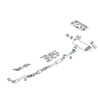 OEM Kia Gasket-Exhaust Pipe Diagram - 287512J200