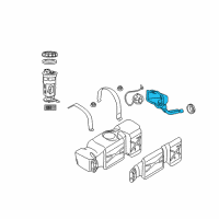 OEM 2005 Dodge Ram 2500 Tube-Fuel Filler Diagram - 52102594AC