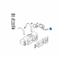 OEM Dodge Ram 3500 Clamp-Hose Diagram - 6504998AA