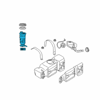 OEM Dodge Ram 1500 Fuel Pump Module/Level Unit Diagram - RL134554AF