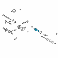 OEM Toyota 4Runner Inner Joint Assembly Diagram - 43403-35030