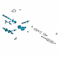 OEM 2002 Toyota Tacoma Differential Carrier Diagram - 41110-34261
