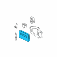 OEM Dodge Ram 2500 Powertrain Control Module Diagram - 56040518AD