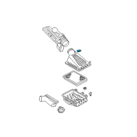 OEM 2004 Ford Taurus Air Mass Sensor Diagram - 3W4Z-12B579-AC