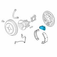 OEM 2019 Chevrolet Sonic Wheel Cylinder Diagram - 42589968