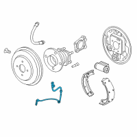 OEM 2015 Chevrolet Sonic Rear Speed Sensor Diagram - 94544450