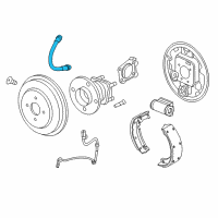 OEM 2018 Chevrolet Sonic Brake Hose Diagram - 95022604