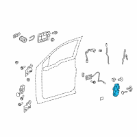 OEM Ford F-150 Latch Diagram - BL3Z-5421812-A