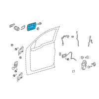 OEM Ford F-150 Handle, Outside Diagram - CL3Z-1522405-AB