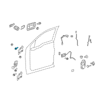 OEM Ford Upper Hinge Bolt Diagram - -W708877-S437