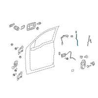 OEM 2014 Ford F-150 Lock Rod Diagram - 9L3Z-1521853-AA