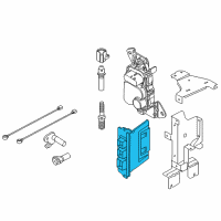 OEM 2008 Ford Mustang EEC Module Diagram - 9R3Z-12A650-PBRM