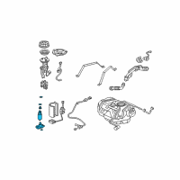 OEM 2008 Acura TSX Module Assembly, Fuel Pump Diagram - 17045-SEC-A01