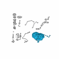 OEM Honda Accord Tank, Fuel (Yachiyo) Diagram - 17500-SDA-A03