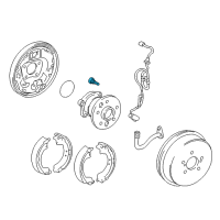 OEM Lexus ES250 Bolt, Hub Diagram - 90942-02047