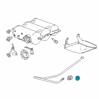 OEM GMC Savana 2500 Filler Cap Diagram - 22937981