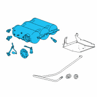 OEM GMC Savana 2500 Fuel Tank Diagram - 22899941