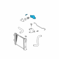 OEM 2004 Toyota 4Runner Thermostat Housing Diagram - 16323-31010