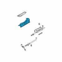 OEM 2001 Honda Civic Protector, Fuel Tank Diagram - 17519-S5A-940