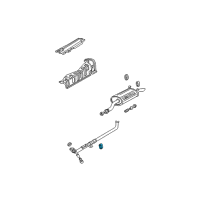 OEM Honda Civic Rubber, Exhuast Mounting (70X55X30) Diagram - 18215-SX0-003