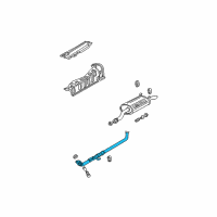 OEM 2005 Honda Civic Pipe B, Exhuast Diagram - 18220-S5D-A14