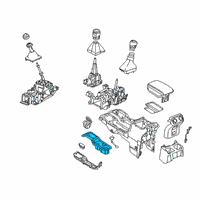 OEM 2019 Jeep Wrangler Bezel-Gear Shift Indicator Diagram - 6AB10TX7AD