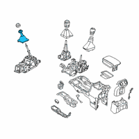 OEM Jeep Boot-Gear Shift Lever Diagram - 6CK771A3AA