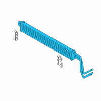 OEM 2019 BMW M6 Gran Coupe Power Steering Oil Cooler Diagram - 32-41-2-284-242