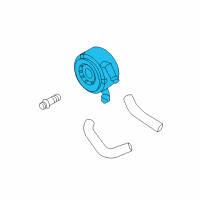 OEM Infiniti FX37 Oil Cooler Assy Diagram - 21305-JK24B