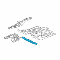 OEM Jeep Grand Cherokee CROSSMEMB-Transmission Diagram - 68308876AB