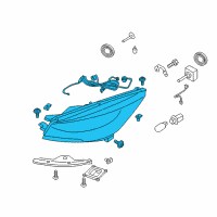 OEM 2015 Ford Escape Composite Assembly Diagram - CJ5Z-13008-A
