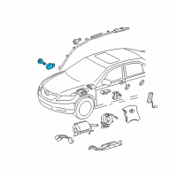 OEM 2010 Toyota Camry Center Sensor Diagram - 89170-06201