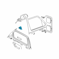 OEM 1998 Dodge B3500 Cover-Mirror Flag Diagram - 55077072AA