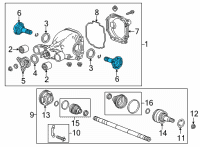 OEM 2020 Cadillac CT5 Shaft Diagram - 84537631