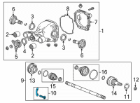 OEM Cadillac RETAINER, RR WHL DRV SHF UJT Diagram - 11546913