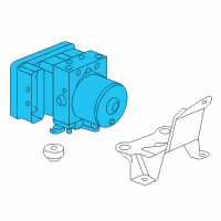 OEM 2010 Honda Odyssey Modulator Assembly, Vsa Diagram - 57110-SHJ-A51